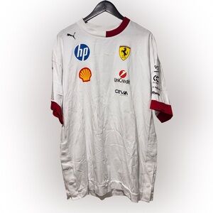 Scuderia FERRARI Team MIAMI Shirt Mens Large Racing PUMA 2025 Limited Edition